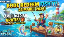 Kode Fish It Roblox Terbaru 23 Maret 2026. Ilustrasi AI