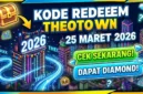 Kode Redeem TheoTown Maret 2026: Klaim Diamond Gratis. Ilustrasi AI