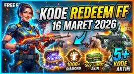 Kode Redeem FF 16 Maret 2026. Ilustrasi AI
