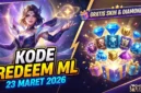 Kode Redeem ML 23 Maret 2026. Ilustrasi AI