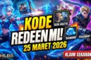 Kode Redeem Mobile Legends Terbaru 25 Maret 2026, Klaim Hadiah Gratis Hari Ini. Ilustyrasi AI