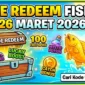Kode Redeem Fish It Roblox Maret 2026, Klaim Hadiah Gratis Sekarang. Ilustrasi AI