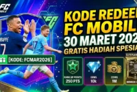 Kode Redeem FC Mobile 30 Maret 2026. Ilustrasi AI