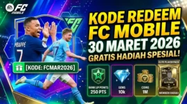 Kode Redeem FC Mobile 30 Maret 2026. Ilustrasi AI