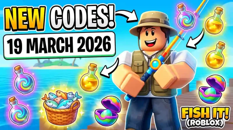 Kode Redeem Fish It Roblox 19 Maret 2026. Ilustrasi AI