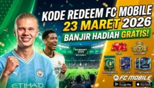 30 Kode Redeem FC Mobile 23 Maret 2026. Ilustrasi AI