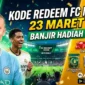 30 Kode Redeem FC Mobile 23 Maret 2026. Ilustrasi AI