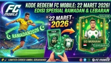 Kode Redeem FC Mobile 22 Maret 2026. Ilustrasi AI