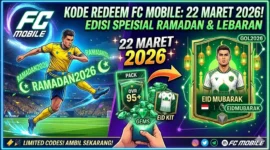 Kode Redeem FC Mobile 22 Maret 2026. Ilustrasi AI
