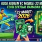 Kode Redeem FC Mobile 22 Maret 2026. Ilustrasi AI