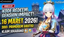 Kode Redeem Genshin Impact 16 Maret 2026. Ilustrasi AI