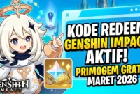Kode Redeem Genshin Impact Terbaru 27 Maret 2026. Ilustrasi AI