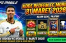 Kode Redeem FC Mobile 31 Maret 2026. Ilustrasi AI