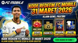 Kode Redeem FC Mobile 31 Maret 2026. Ilustrasi AI