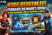 Kode Redeem FF Terbaru Hari Ini 28 Maret 2026. Ilustrasi AI