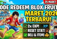 Kode Redeem Blox Fruits Terbaru 2026: Klaim EXP Boost & Hadiah Gratis. Ilustrasi AI
