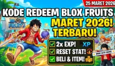 Kode Redeem Blox Fruits Terbaru 2026: Klaim EXP Boost & Hadiah Gratis. Ilustrasi AI