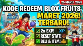 Kode Redeem Blox Fruits Terbaru 2026: Klaim EXP Boost & Hadiah Gratis. Ilustrasi AI