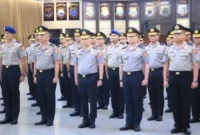 Foto: Korps rapor kenaikan pangkat 47 perwira tinggi Polri pada Kamis (!9/3/2026). (dok. Humas Polri)