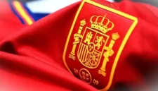 Logo Timnas Spanyol. Foto: AFP via Getty Images/FRANCK FIFE/detik.com