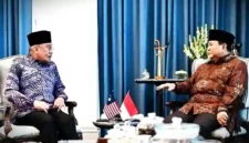 Momen Anwar Ibrahim bertemu dengan Prabowo di Istana Merdeka, Jakarta, 27 Maret 2026 (Instagram Anwar Ibrahim)