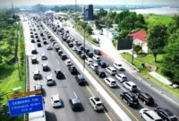 Ilustrasi one way di jalan tol. (Foto: ANTARA/HO-Jasa Marga)
