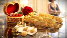 Harga Emas Perhiasan Anjlok Jelang Lebaran, Turun Hingga Rp110.000 per Gram. (Generate AI)