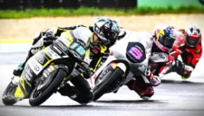 Veda Ega Pratama (9) lagi-lagi menunjukkan performa impresif di Moto3 Brasil 2026 (Foto: MotoGP)