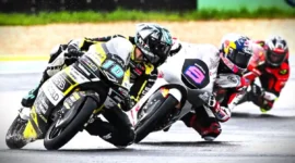 Veda Ega Pratama (9) lagi-lagi menunjukkan performa impresif di Moto3 Brasil 2026 (Foto: MotoGP)