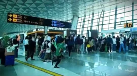 SUASANA BANDARA SOEKARNO HATTA JAKARTA. (Kompas.com)
