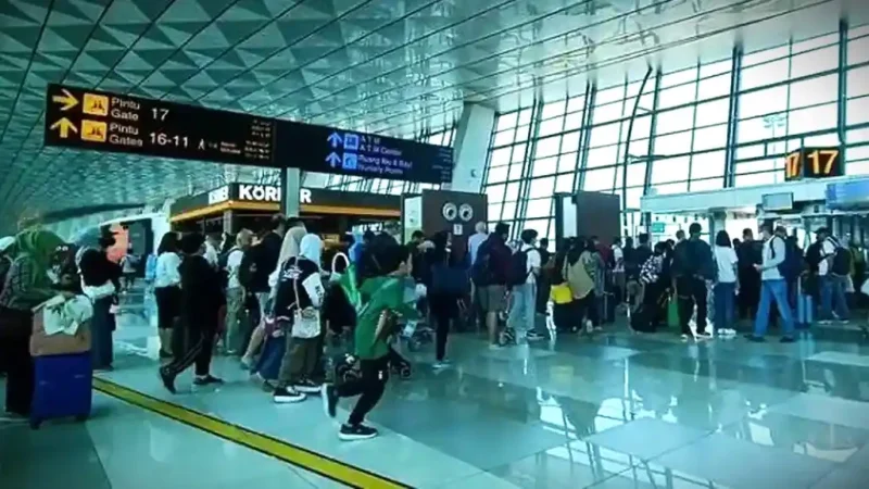 SUASANA BANDARA SOEKARNO HATTA JAKARTA. (Kompas.com)