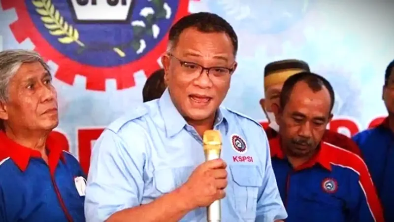 Jumhur Hidayat, Ketua Umum KSPSI, Yang Dikabarkan Masuk Kabinet Prabowo Sore Ini