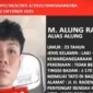 Tampang Alung yang kabur saat pemeriksaan penyidik di Polda Jambi. ist