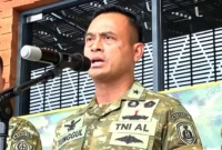 Kadispenal Laksamana Pertama Tunggul. TNI Angkatan Laut (AL) membenarkan adanya pergerakan kapal perang Amerika Serikat (AS) di kawasan Selat Malaka. (KOMPAS.com)