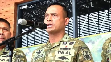 Kadispenal Laksamana Pertama Tunggul. TNI Angkatan Laut (AL) membenarkan adanya pergerakan kapal perang Amerika Serikat (AS) di kawasan Selat Malaka. (KOMPAS.com)