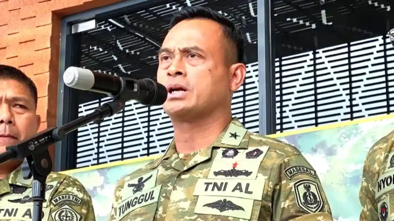 Kadispenal Laksamana Pertama Tunggul. TNI Angkatan Laut (AL) membenarkan adanya pergerakan kapal perang Amerika Serikat (AS) di kawasan Selat Malaka. (KOMPAS.com)