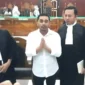 Amsal Christy Sitepu memberikan keterangan kepada wartawan usai mendengar keputusan bebas dari majelis hakim di Pengadilan Negeri (PN) Medan, Rabu (1/4/2026).(KOMPAS.com)