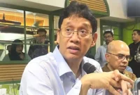 Menteri Keuangan Purbaya Yudhi Sadewa saat ditemui di Kantor Kemenkeu pada Selasa (7/4/2026)(KOMPAS.com)