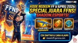 Kode Redeem FF 6 April 2026. Ilustrasi Gemini AI