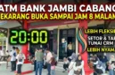 Suasana Antrian Pelayanan di Bank Jambi Cabang Bangko beberapa waktu Yang lalu.