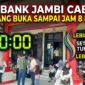 Suasana Antrian Pelayanan di Bank Jambi Cabang Bangko beberapa waktu Yang lalu.