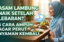 Ilustrasi Terjangkit Asam Lambung. Gemini AI