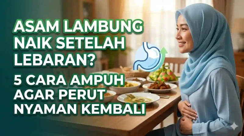 Ilustrasi Terjangkit Asam Lambung. Gemini AI