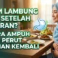 Ilustrasi Terjangkit Asam Lambung. Gemini AI