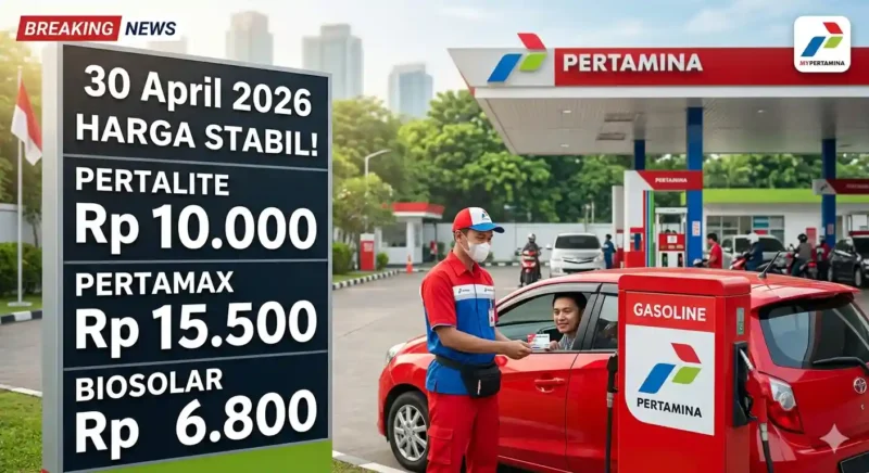 Ilustrasi - Pelayanan BBM di SPBU. Harga BBM Pertamina Hari Ini 30 April 2026.