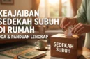 Ilustrasi - Doa Sedekah Subuh di Rumah agar Rezeki Mengalir Deras & Berkah.