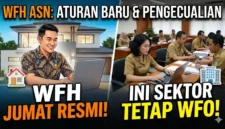 Ilustrasi WFH ASN Setiap Jumat Resmi Berlaku, Ini Sektor yang Tetap WFO. Gemini AI