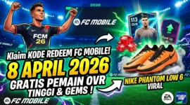 Ilustrasi Kode Redeem FC Mobile 8 April 2026. Gemini AI