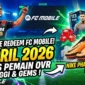 Ilustrasi Kode Redeem FC Mobile 8 April 2026. Gemini AI