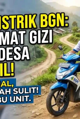 Dukung Makan Bergizi Gratis, BGN Siapkan Motor Listrik untuk Area Sulit